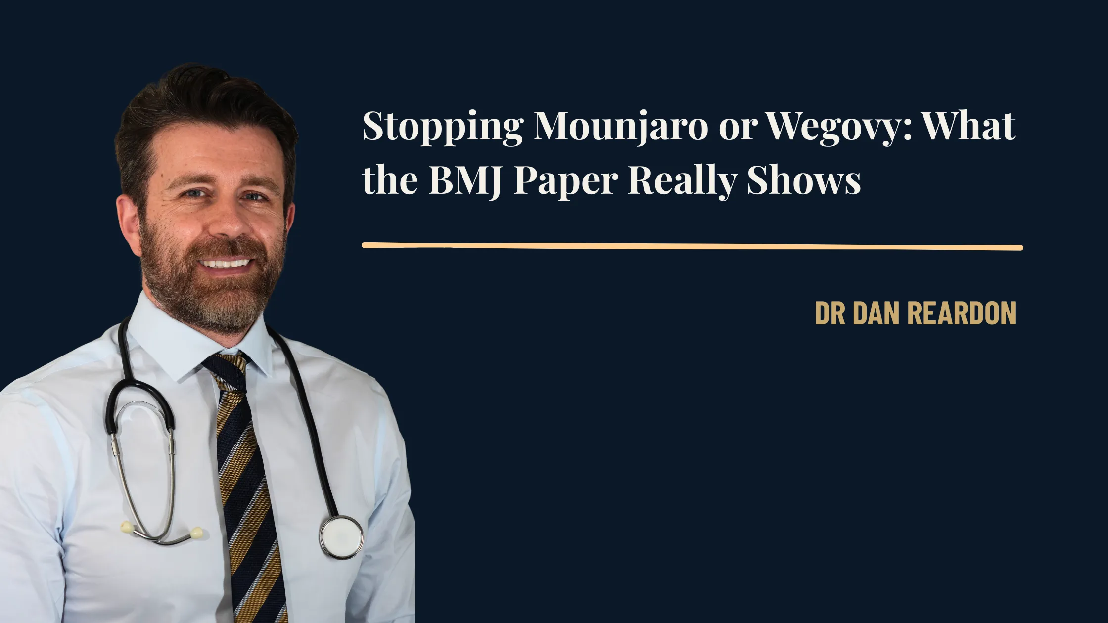 Stopping Mounjaro or Wegovy BMJ paper