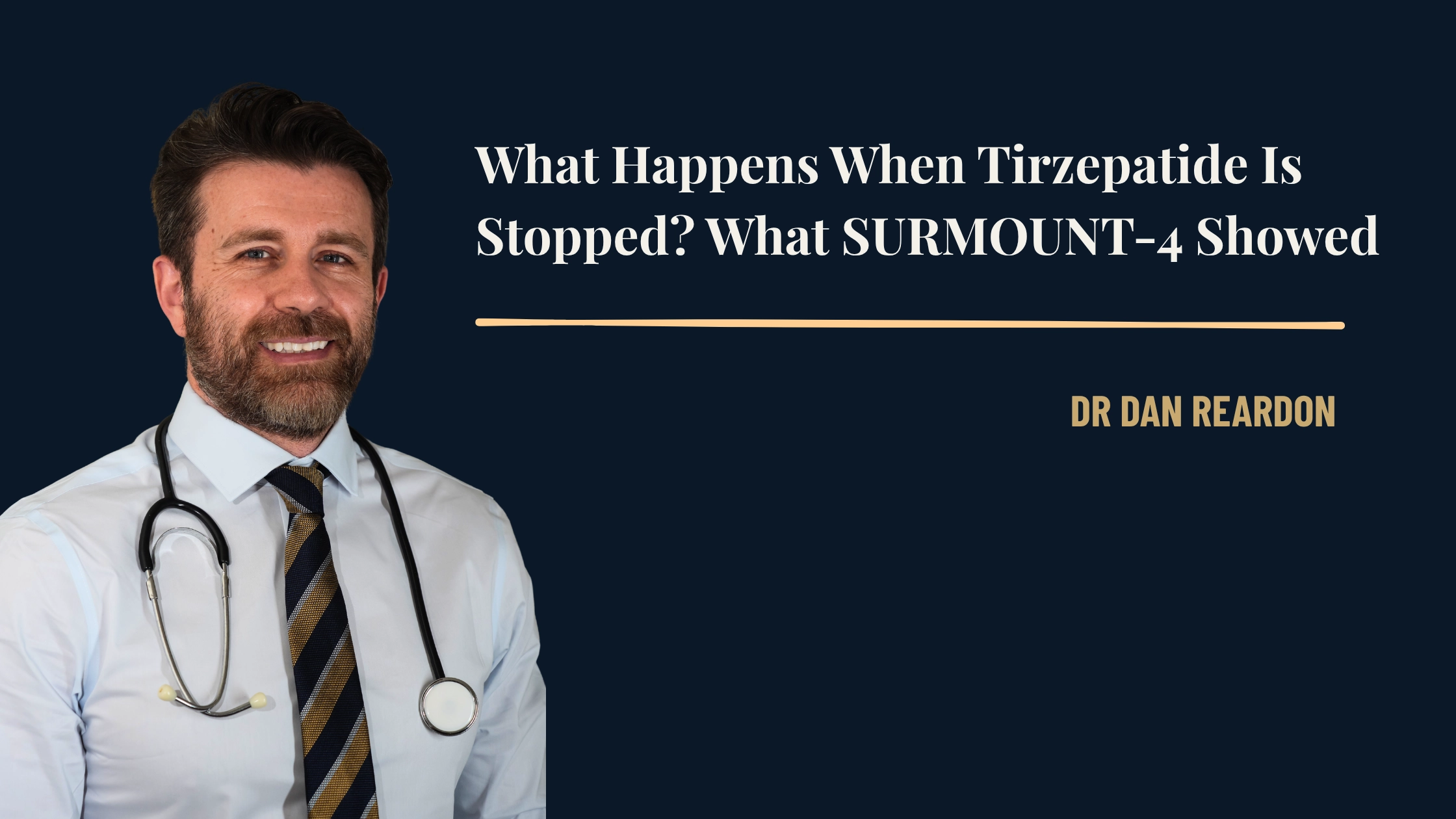 SURMOUNT-4 tirzepatide withdrawal trial