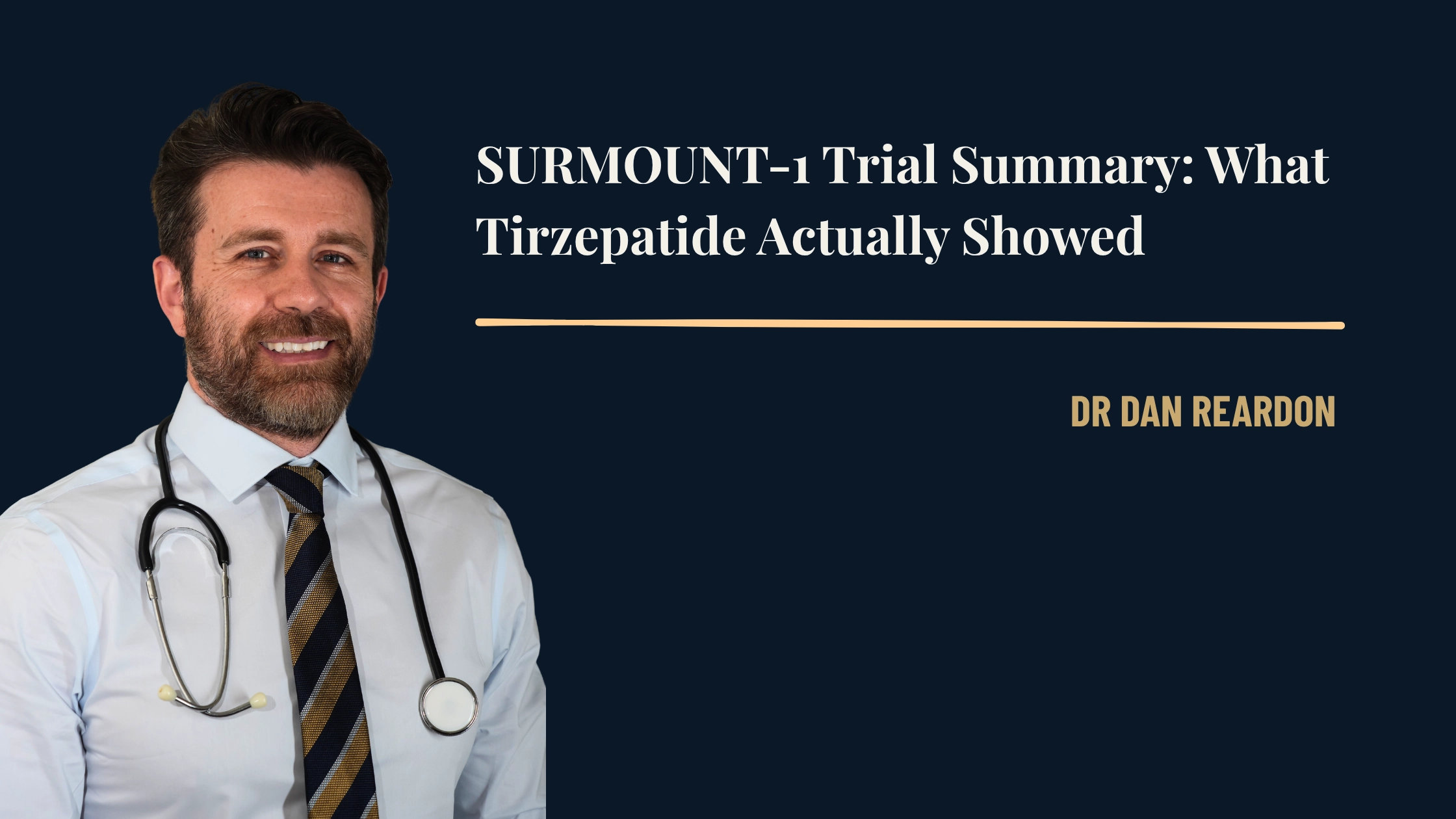 SURMOUNT-1 tirzepatide trial summary
